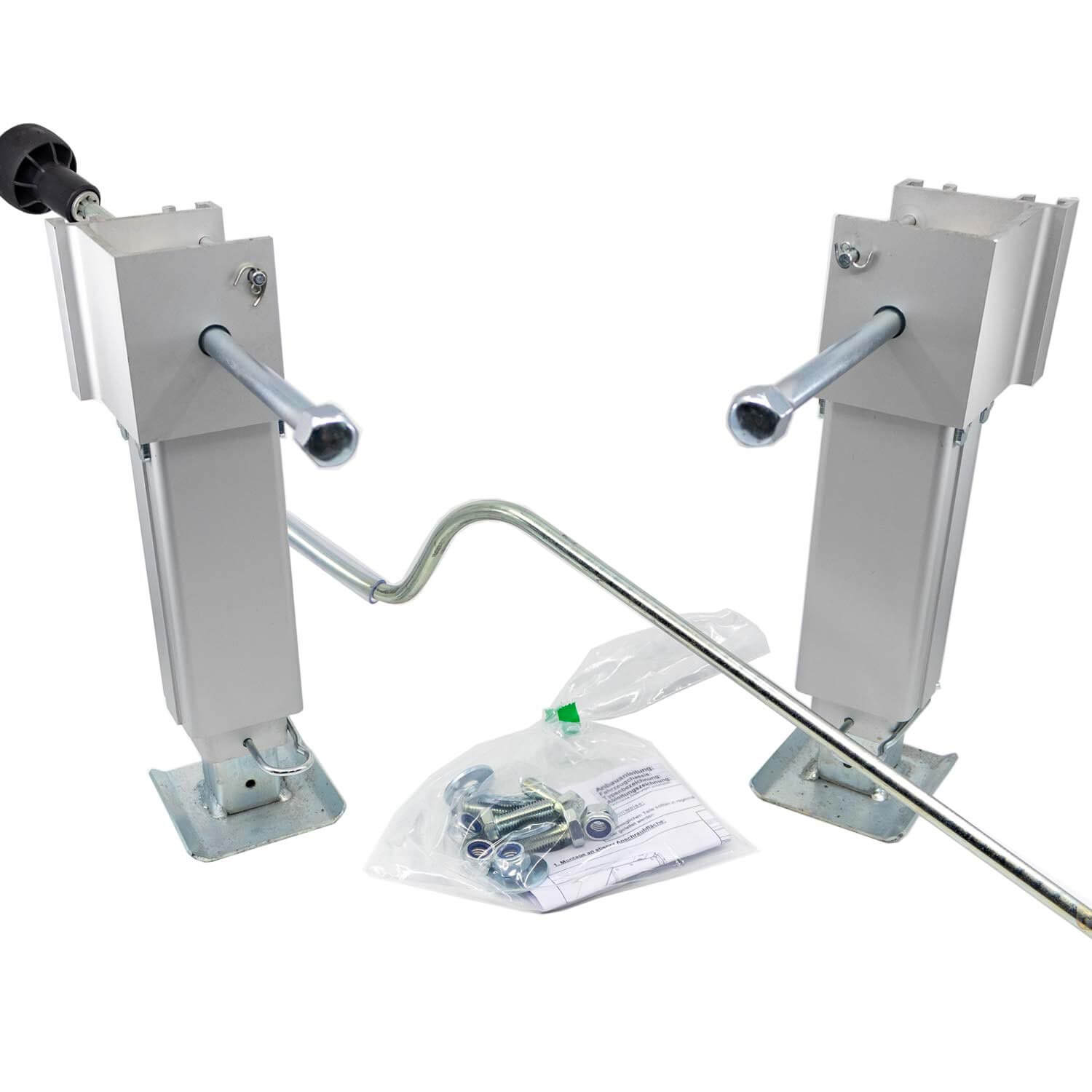SMV Alu-Matic Kurbelstützen Lieferumfang.
